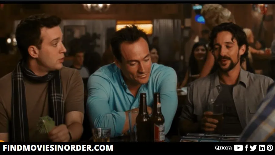 a still from American Reunion (2012) film. it is the first film in the list of American Pie movies in order of release