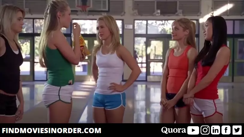 A still from Bring It On Again (2004). it is the second movie on the list of all Bring It On Movies in Order of release