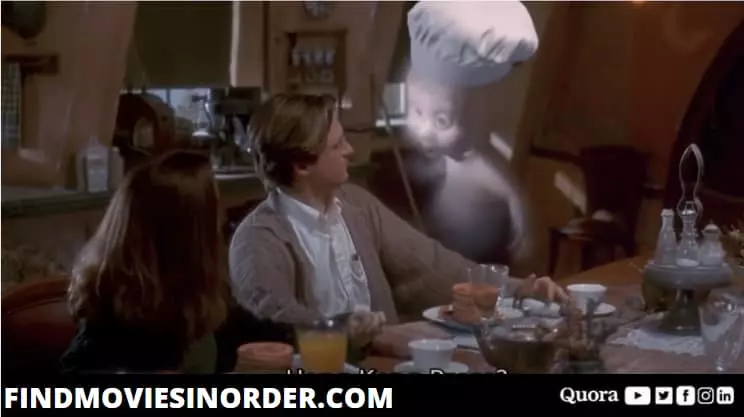 A still from Casper (1995). it is the first movie on the list of all Casper movies in order of release