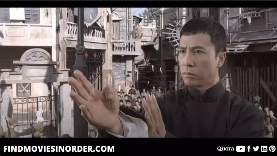 A still from Ip Man (2008) films. this film is the first film in the list of all Ip man Movies in order of release