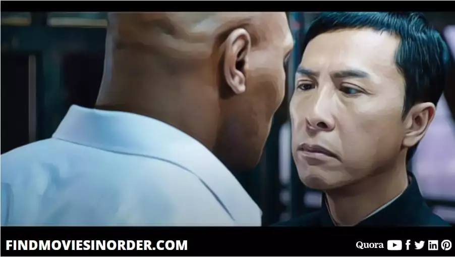 A still from Ip Man 3 (2015) film. this film is the third film in the list of all Ip man Movies in order of release