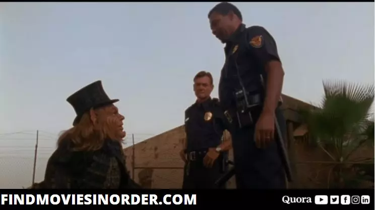 A still from Leprechaun in the Hood (2000) movie. it is the first film in the list of all Leprechaun movies in order of release