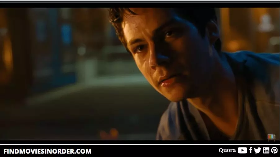 A still from Maze Runner: The Death Cure (2018). It is the third movie on the list of all Maze Runner movies in order of release