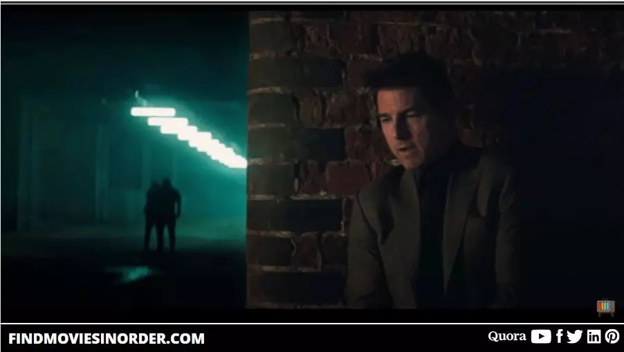 A still from Mission: Impossible – Fallout (2018). It is the fifth film on the list of all Mission impossible movies in order of release