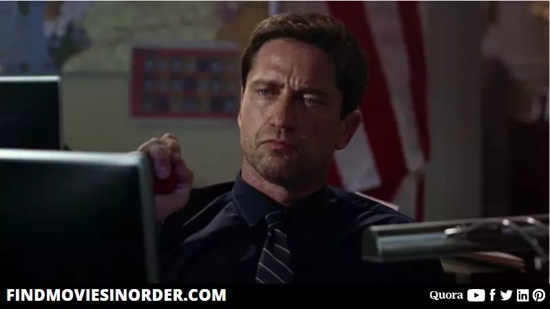 A still from Olympus Has Fallen (2013). it is the first movie on the list of fallen movies in order of release