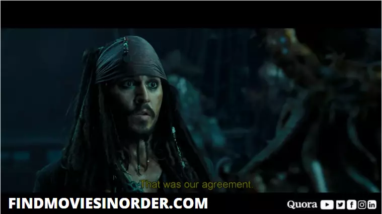 Pirates of the Caribbean: Dead Man’s Chest(2006) second movie on the list of Pirates of the Caribbean movies in order of release