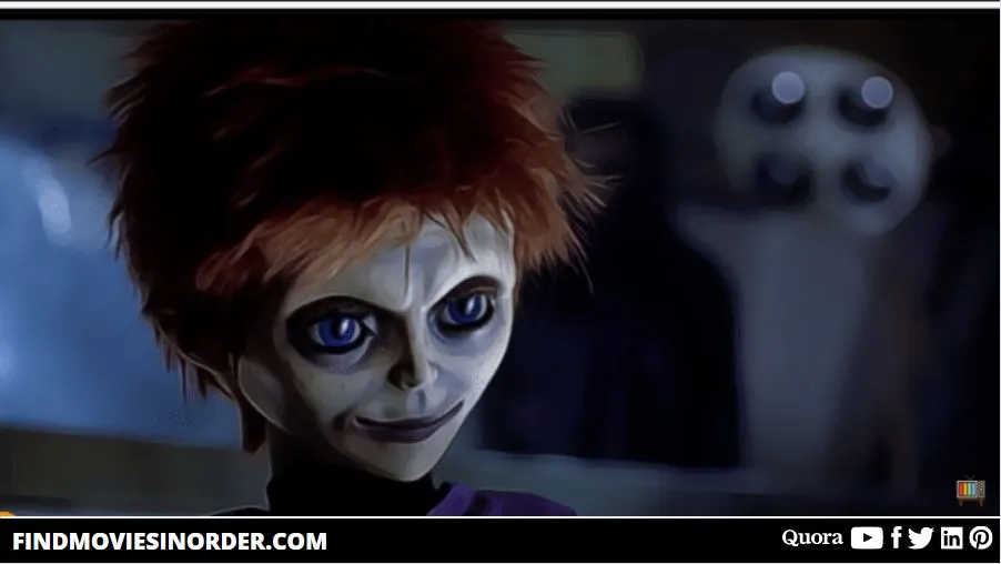 A still from Seed of Chucky (2004). it is the fifth movie on the list of all Chucky Movies In order of release