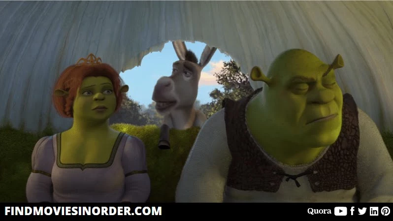A still from Shrek 2 (2004). it is the second movie on the list of all Shrek movies in order of release