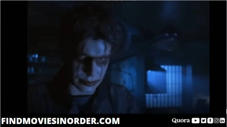 A still from The Crow: Salvation (2000). it is the third movie on the list of all Crow movies in order of release