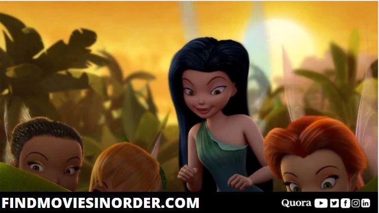 A Still from Tinker Bell (2008). It is the first movie on the list of all Tinker Bell movies in order of release