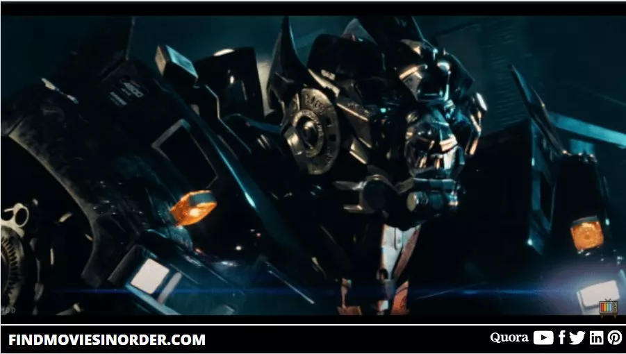 Transformers (2007) first movie on the list of all Transformers movies in order of release