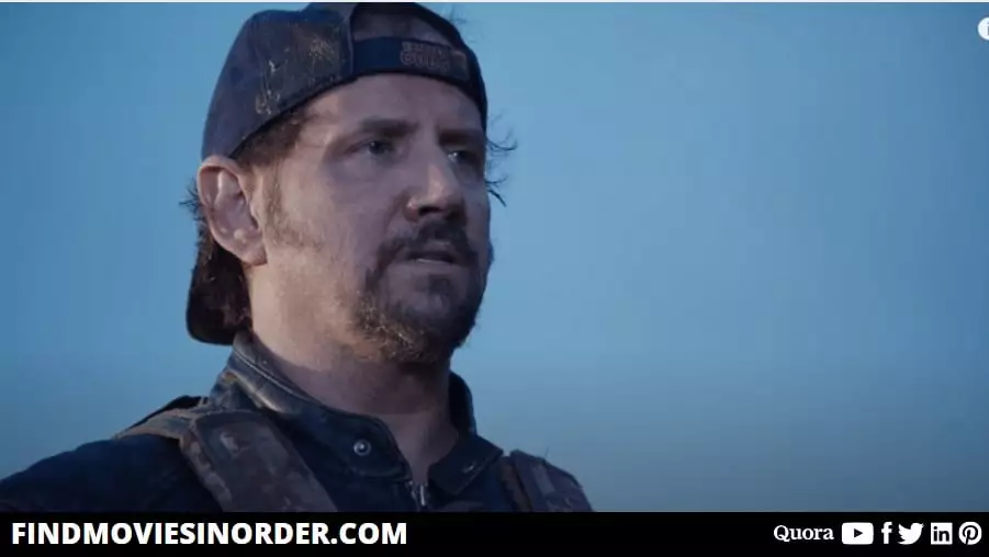 A still from Tremors: Shrieker Island (2020). it is the sixth movie on the list of all Tremors movies in order of release