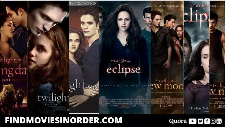What Is The Order Of The Twilight Movies Go In