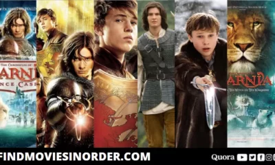 what order do the Narnia movies go in