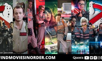 list of all Ghostbuster movies in order of release