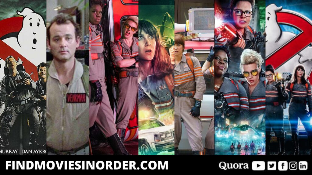 list of all Ghostbuster movies in order of release