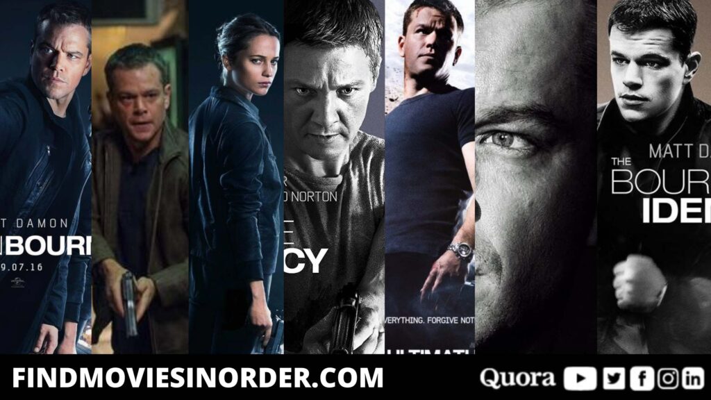 list of all Jason Bourne Movies in order of release