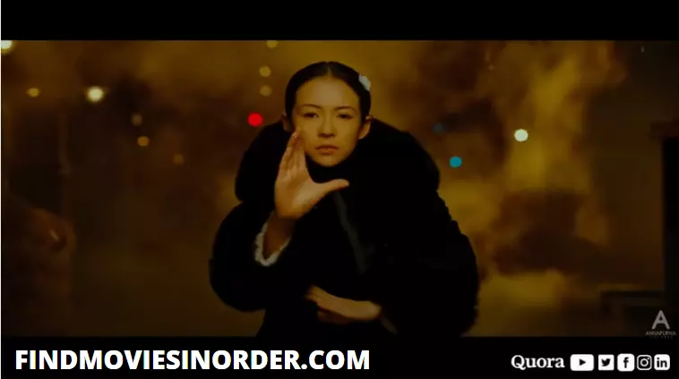 A still from The Grandmaster – (2013). this film is the eigth film in the list of all Ip man Movies in order of release